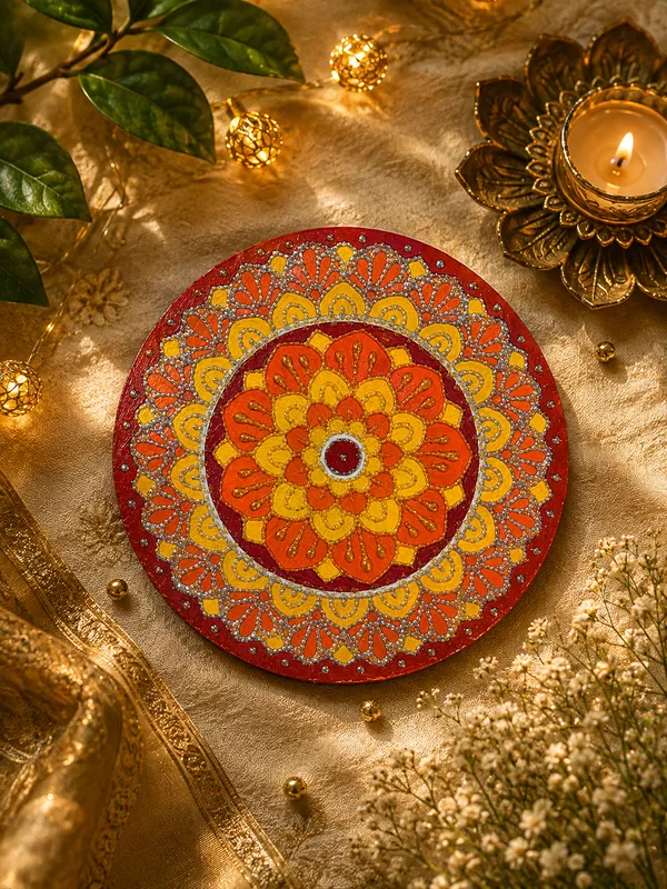 Mdf_Festive_Concentric_Mandala_Decorative_Plate