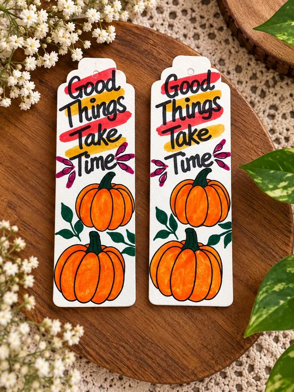 Pumpkin_Illustrated_Quote_Paper_Bookmark