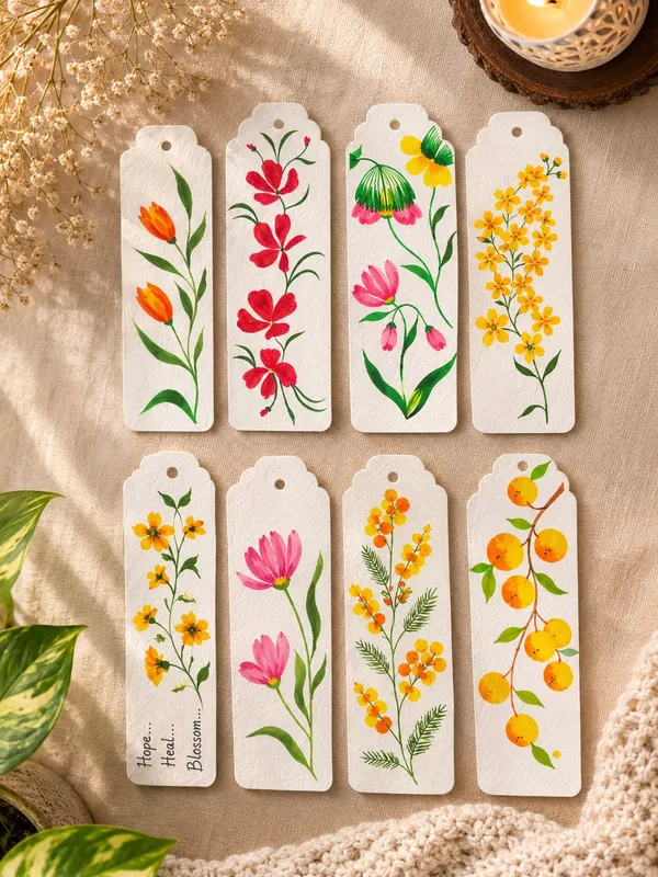 Botanical_Floral_Illustrated_Paper_Bookmark