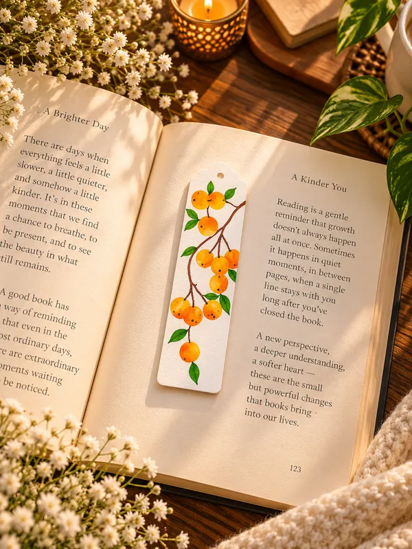 Orange_Fruit_Bookmark_Set_Of_2