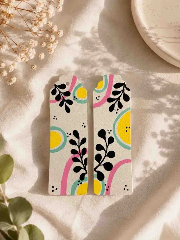 Floral_Pattern_Printed_Paper_Bookmark