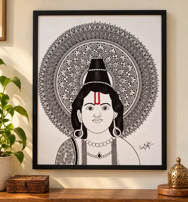 Lord_Ram_Mandala_Hand-Drawn_Wall_Art