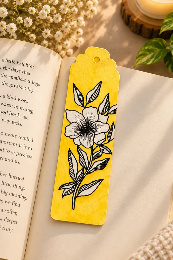 Wooden_Floral_Hand-Painted_Bookmarks_For_Reading_Set_Of_2