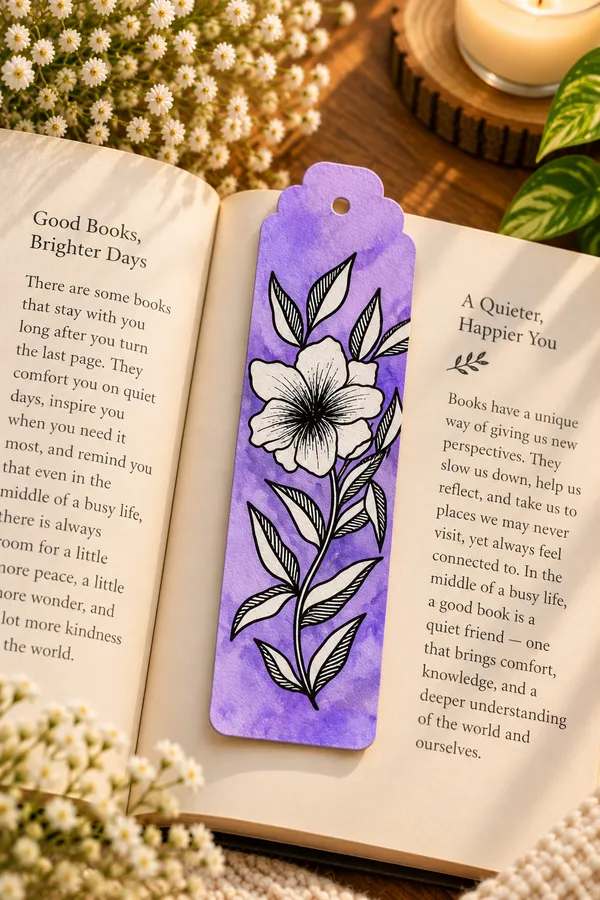 Wooden_Floral_Hand-Painted_Bookmarks_For_Reading_Set_Of_2