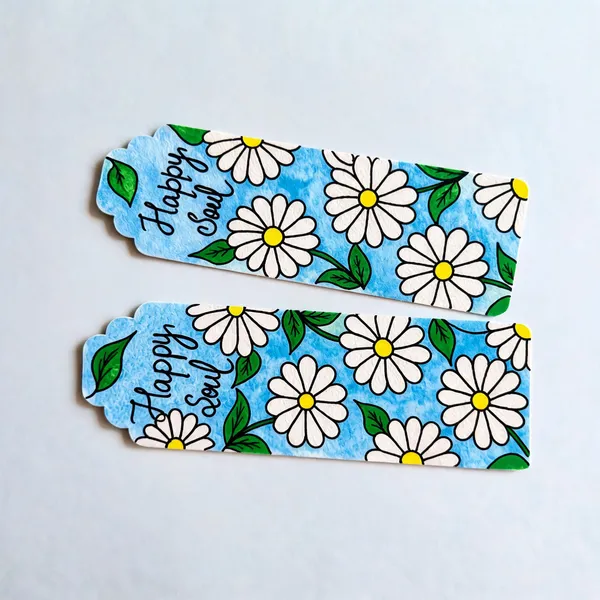 Blue_Floral_Happy_Soul_Print_Paper_Bookmarks__Set_Of_2