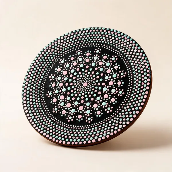 Mdf_Ethnic_Dot_Mandala_Decorative_Plate