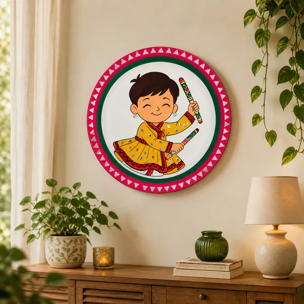Festive_Dandiya_Child_Decorative_Disk