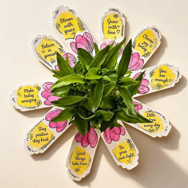 Paper_Affirmation_Floral_Message_Card_Plant_Decor_Set