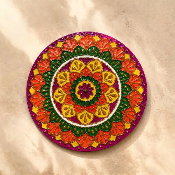 Mdf_Traditional_Floral_Rangoli_Decorative_Disk