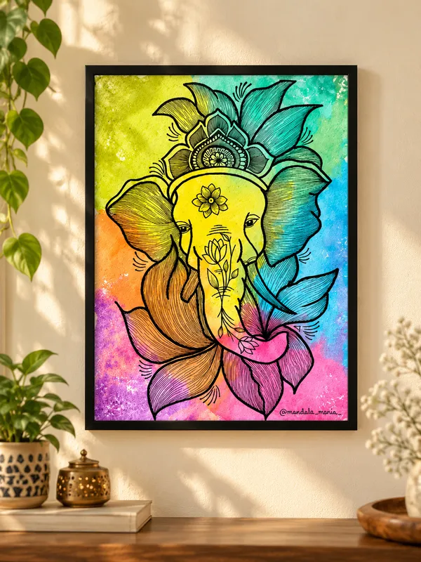 Ganesha_Hand-Painted_Wall_Art