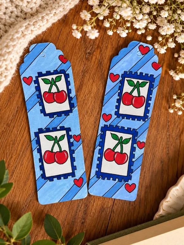 Blue_Cherry_Bookmark_Set_Of_2
