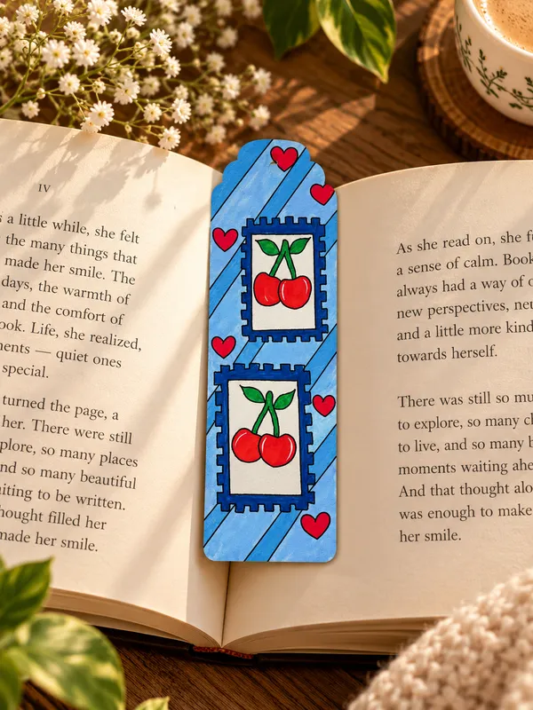 Blue_Cherry_Bookmark_Set_Of_2