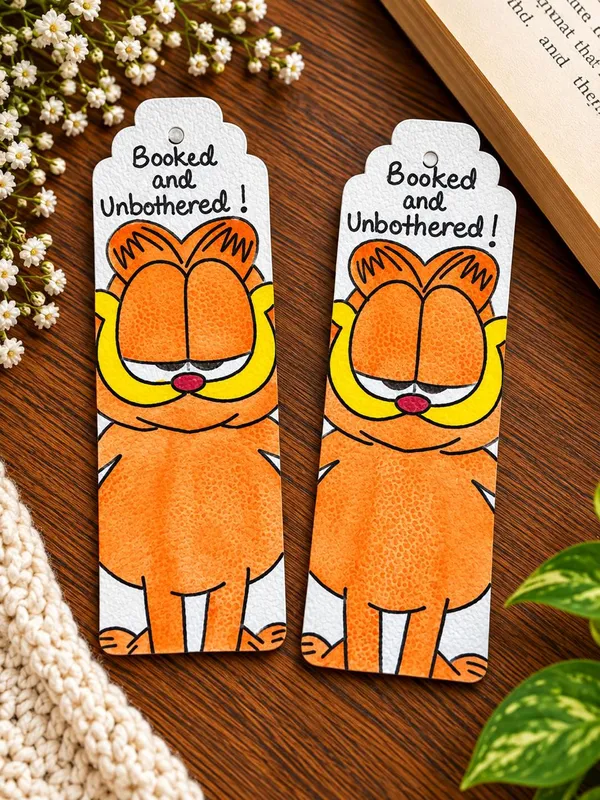 Garfield_Illustrated_Paper_Bookmark