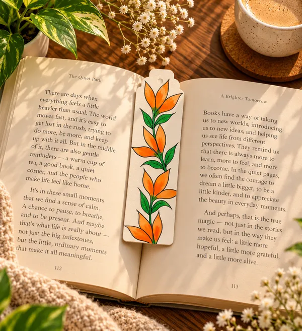 Botanical_Floral_Bookmark_Set_Of_2