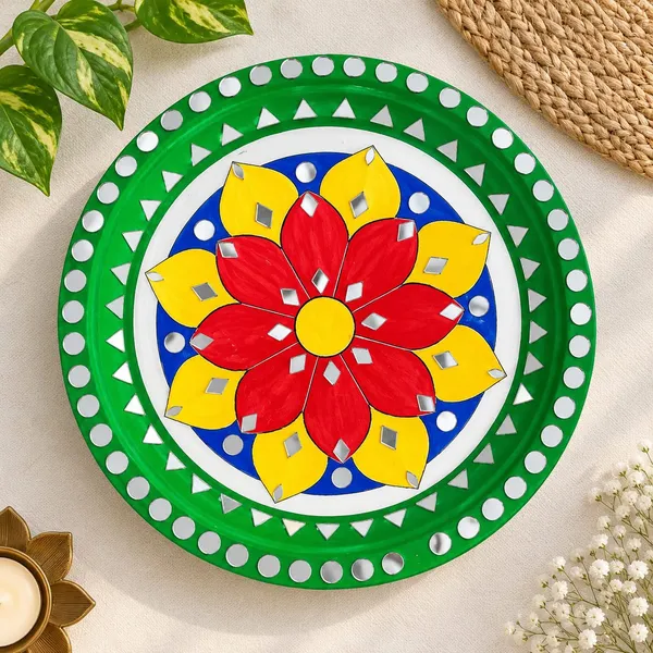 Mdf_Festive_Floral_Mandala_Decorative_Plate