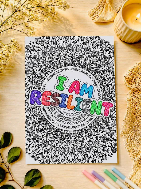 I_Am_Resilient_Mandala_Colouring_Art_Print