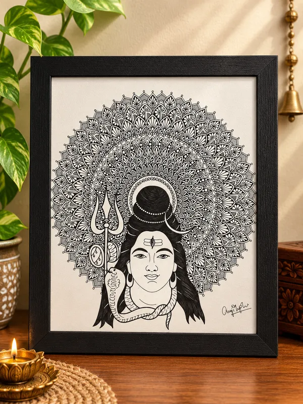 Paper_Devotional_Shiva_Mandala_Framed_Wall_Art