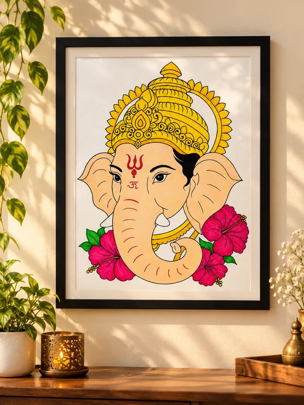Ganesha_Painted_Wall_Art