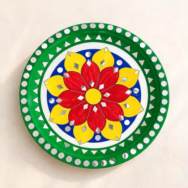 Mdf_Festive_Floral_Mandala_Decorative_Plate