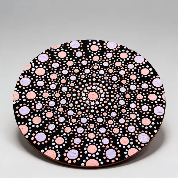 Mdf_Mandala_Dot_Pattern_Round_Wall_Art
