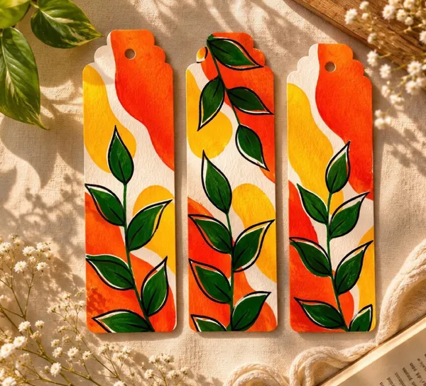 Hand-Painted_Botanical_Bookmark_Set_Of_2