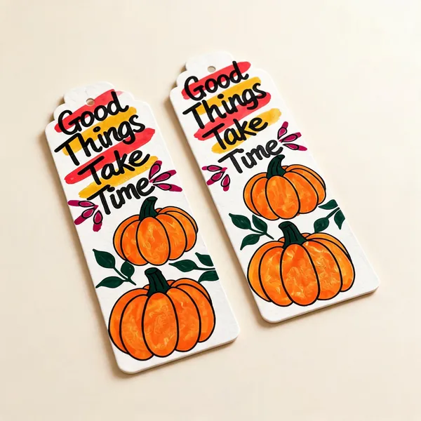 Pumpkin_Botanical_Illustrated_Paper_Bookmark_Set_Of_2