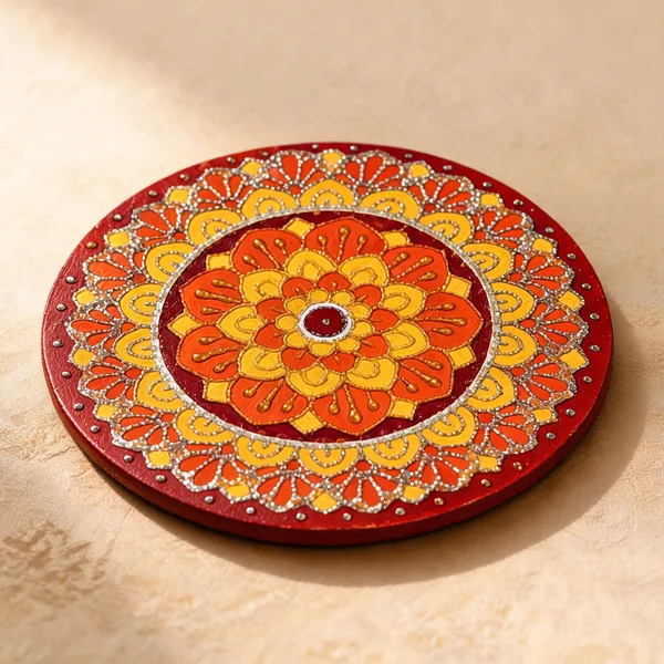 Mdf_Festive_Concentric_Mandala_Decorative_Plate