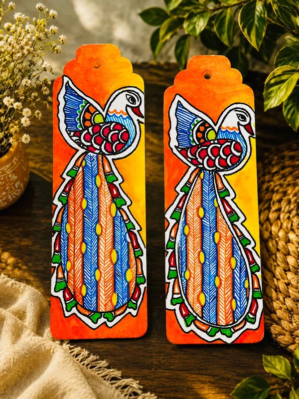 Madhubani_Folk_Art_Bird_Motif_Decorative_Hanging
