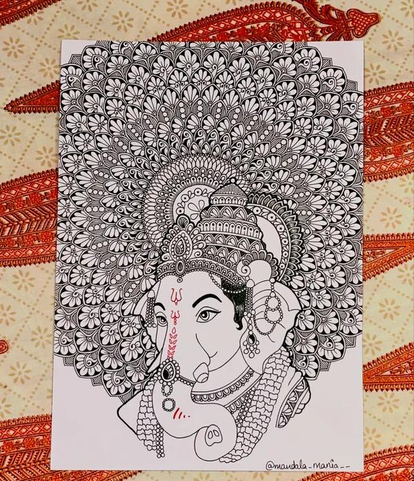 Paper_Spiritual_Ganesha_Mandala_Wall_Art