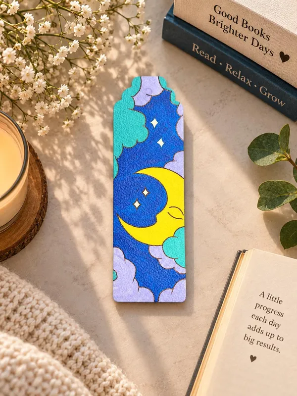 Celestial_Moon_Clouds_Stars_Paper_Bookmark