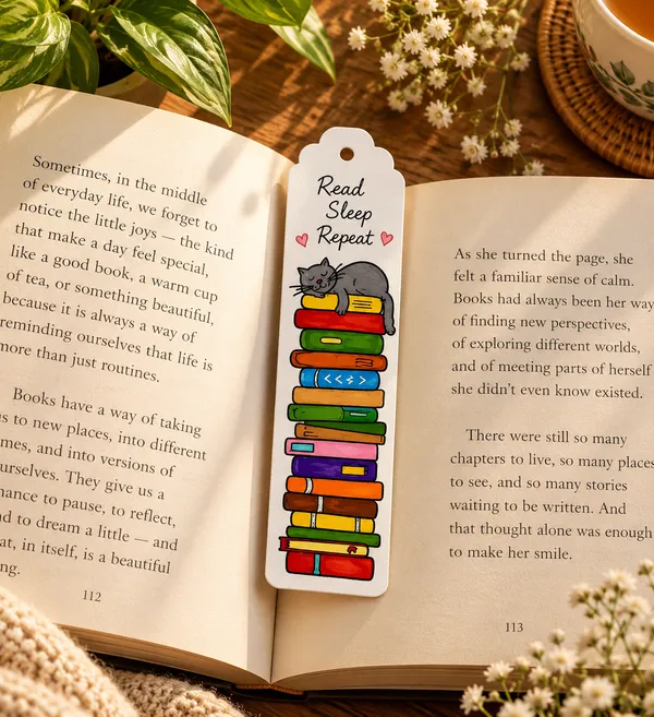 Read_Sleep_Repeat_Cat_Bookmark_Set_Of_2