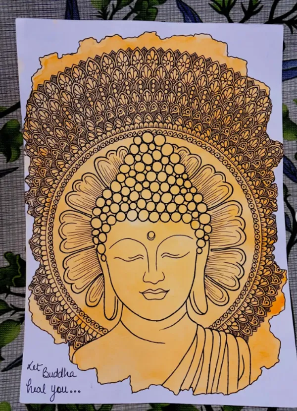 Paper_Spiritual_Buddha_Mandala_Halo_Hand-Drawn_Wall_Art