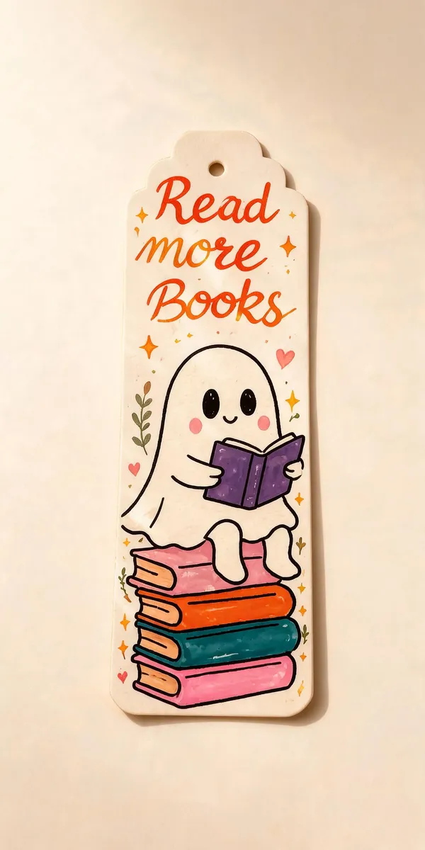 Read_More_Books_Ghost_Illustrated_Paper_Bookmark_Set_Of_2