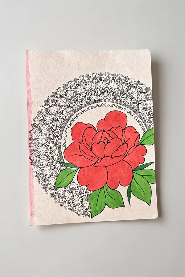 Paper_Mandala_Red_Floral_Wall_Art_Print