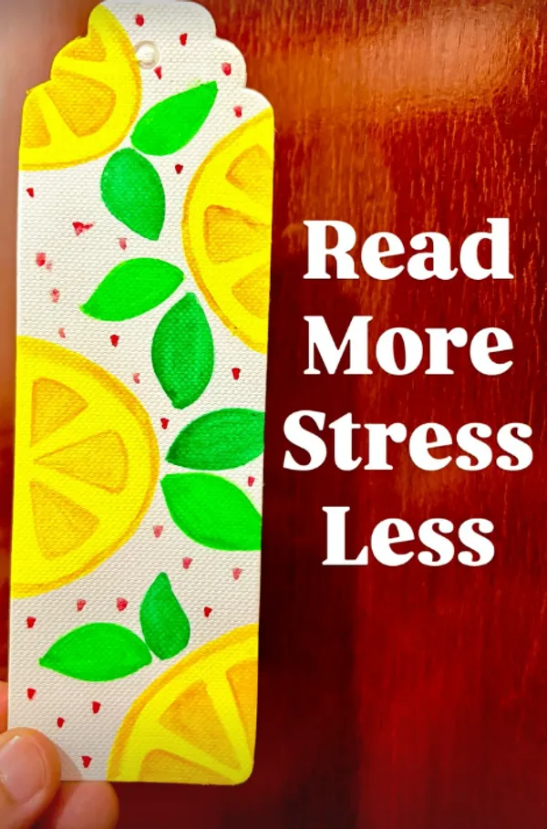 Lemon_Print_Citrus_Paper_Bookmark_For_Reading