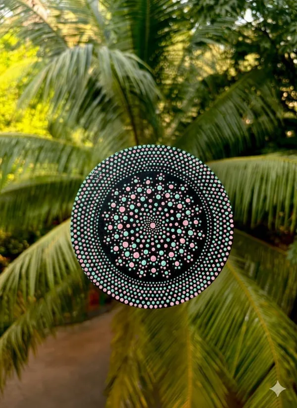 Flagged:_Invalid_Product_Code_-_Wooden_Mdf_Black_Mandala_Dot_Pattern_Decorative_Disk