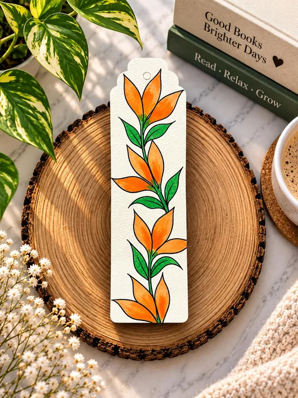 Botanical_Floral_Illustrated_Paper_Bookmark