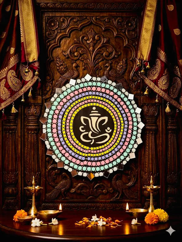 Wooden_Mdf_Mosaic_Mandala_Ganesha_Decorative_Disk