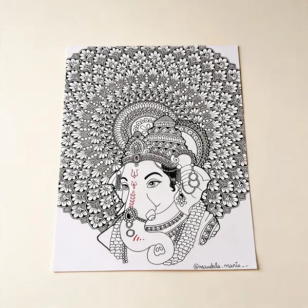 Paper_Spiritual_Ganesha_Mandala_Wall_Art