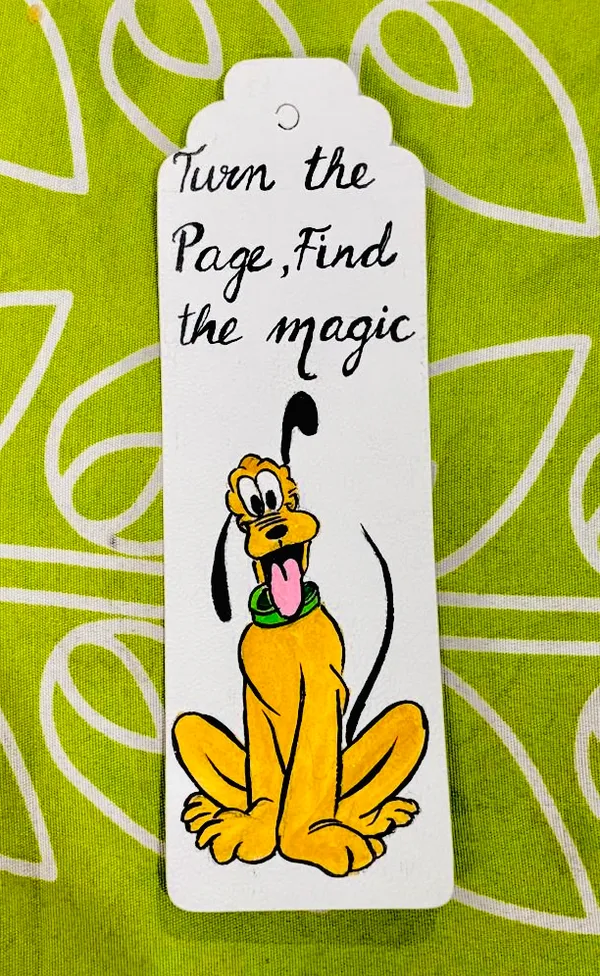 Pluto_Quote_Printed_Paper_Bookmark