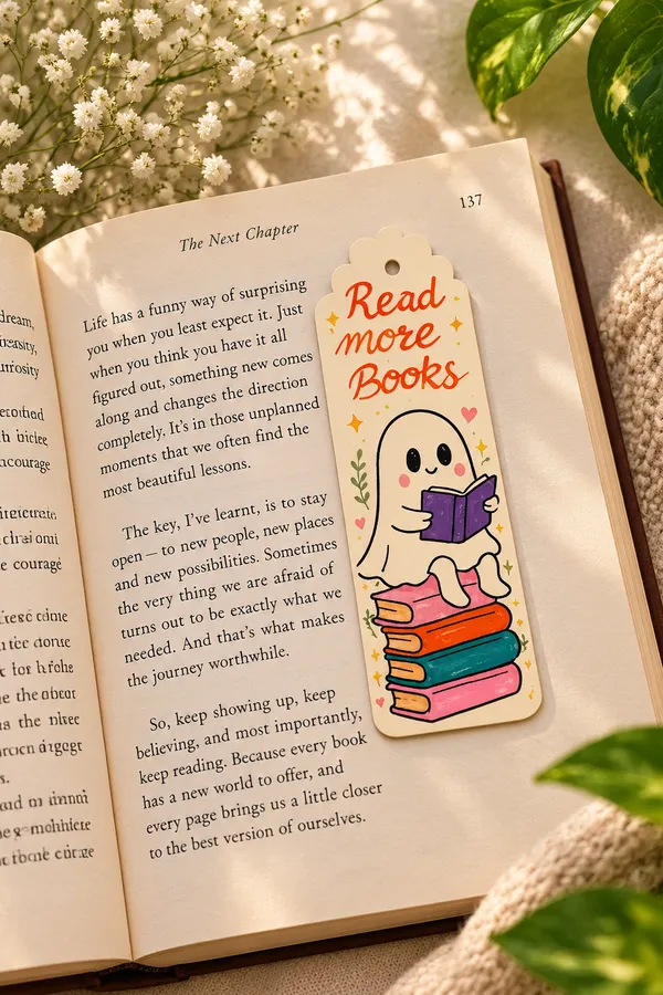 Read_More_Books_Ghost_Bookmark_Set_Of_2