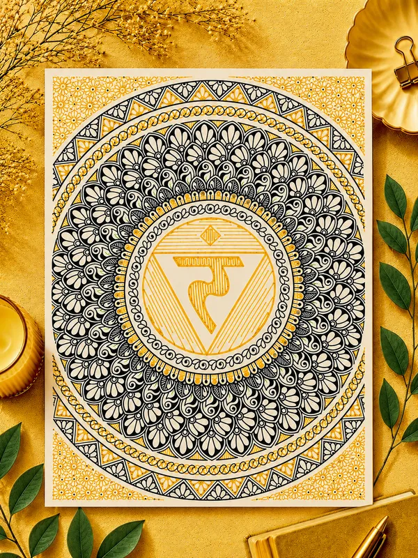 Paper_Black_Gold_Mandala_Print_Spiritual_Wall_Art
