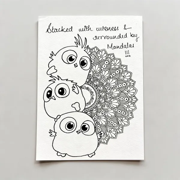 Owl_Mandala_Hand-Drawn_Black_Line_Coloring_Artwork
