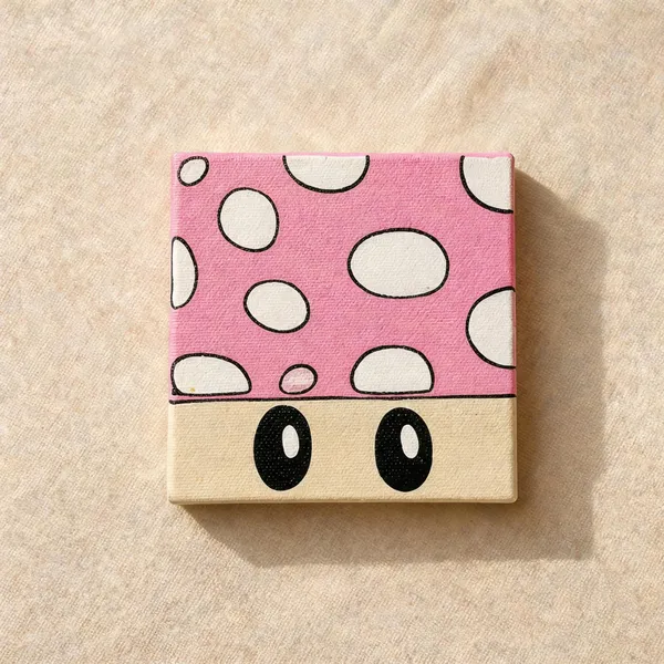 Playful_Mushroom_Mini_Canvas_Art