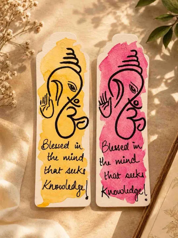 Watercolour_Ganesha_Quote_Paper_Bookmark