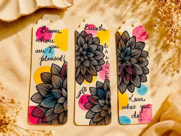 Floral_Inspirational_Quote_Paper_Bookmark_Set_Of_3