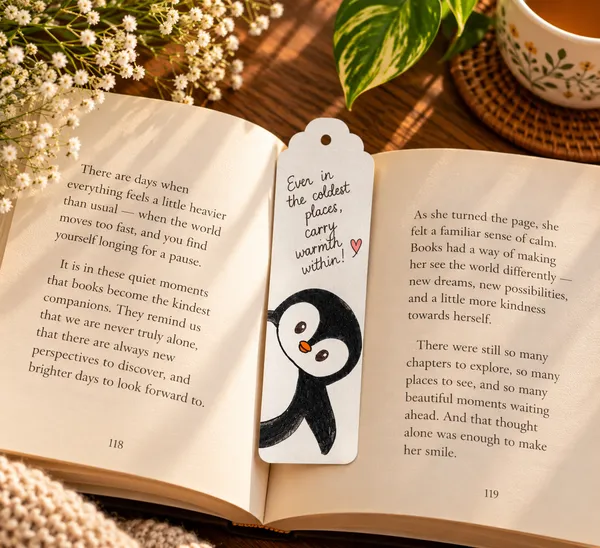 Penguin_Paper_Bookmark_Set_Of_2