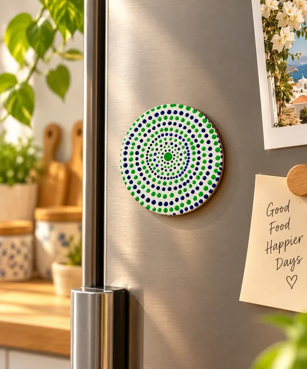 Blue_Green_Dot_Pattern_Magnet