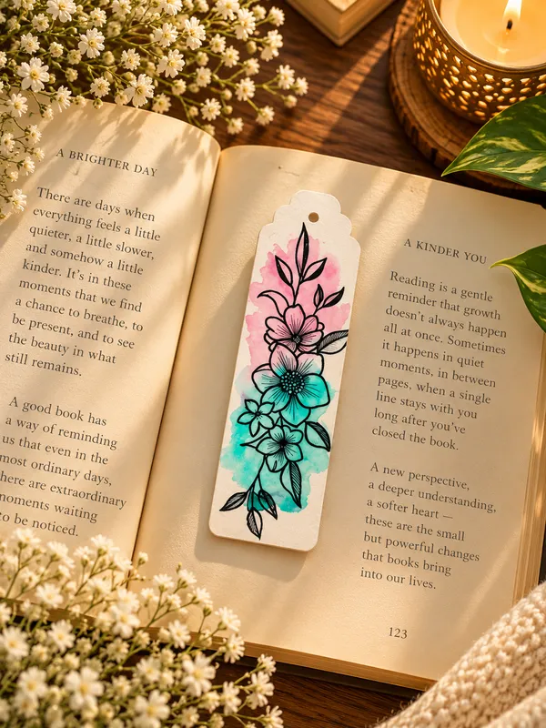 Floral_Bookmark_Set_Of_2