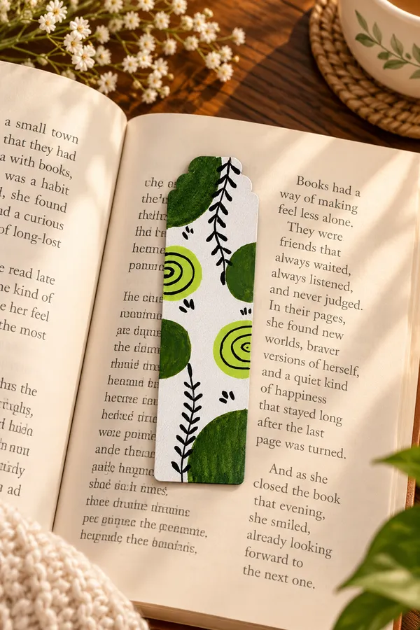 Green_Botanical_Pattern_Paper_Bookmark_(Set_of_2)